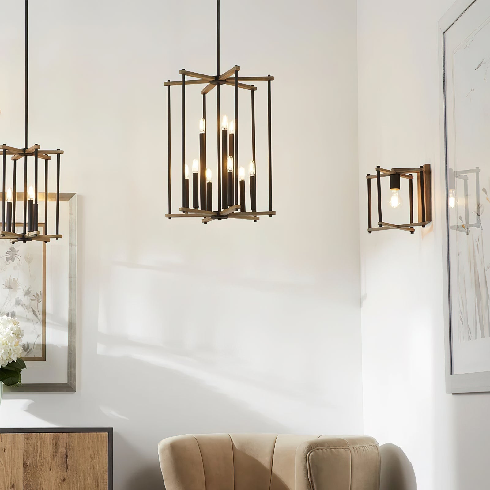 Freyza | Nynora Vintage-Industrielle Pendelleuchte – Industrielle Küche und Esszimmer