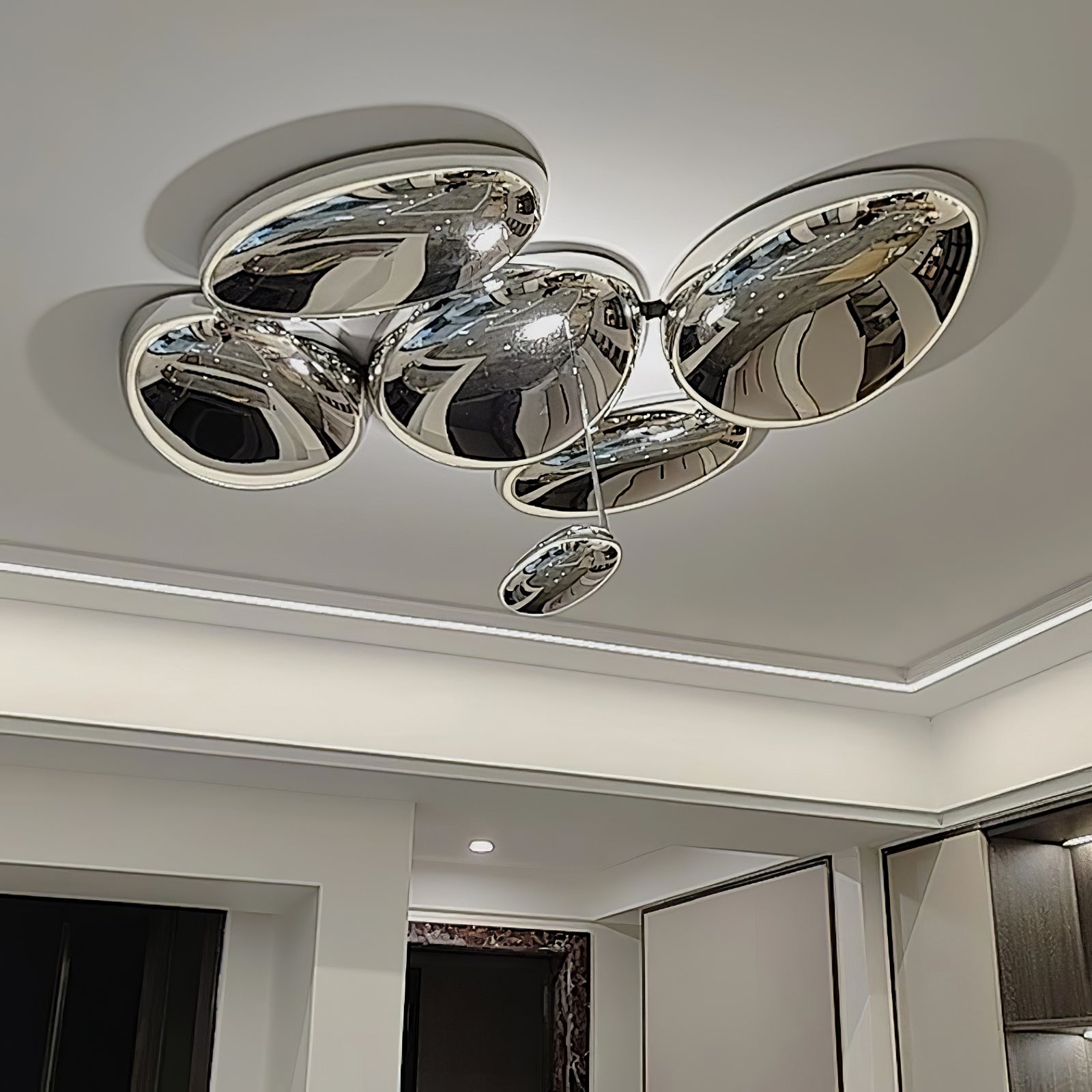 Freyza | Plafonnier affleurant – Contemporain pour chambre, couloir et cuisine