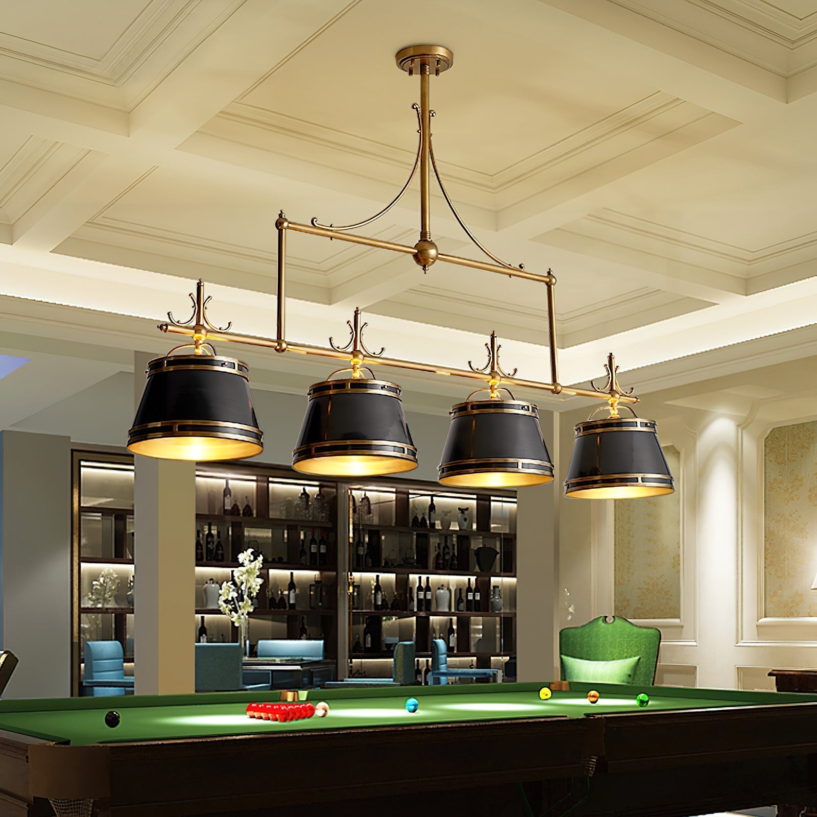 Freyza | Ulphaion Vintage Industrial Brass Chandelier – Industrial Dining Room Living Room