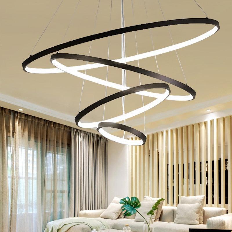 Freyza - SohoGlow | Modern Adjustable Gold Chandelier Light Fixture