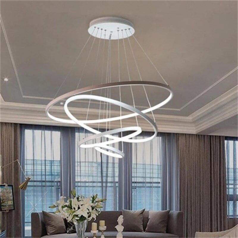 Freyza - SohoGlow | Modern Adjustable Gold Chandelier Light Fixture