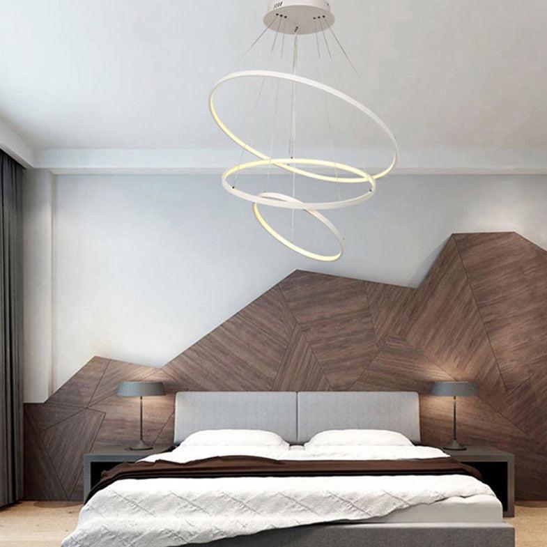 Freyza - SohoGlow | Modern Adjustable Gold Chandelier Light Fixture