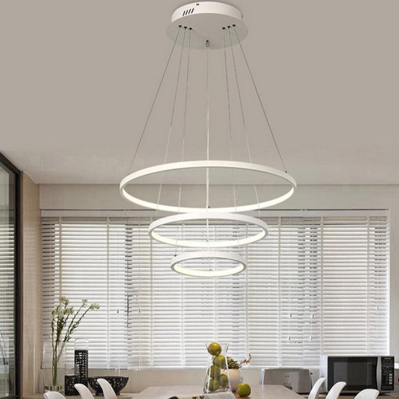 Freyza - SohoGlow | Modern Adjustable Gold Chandelier Light Fixture