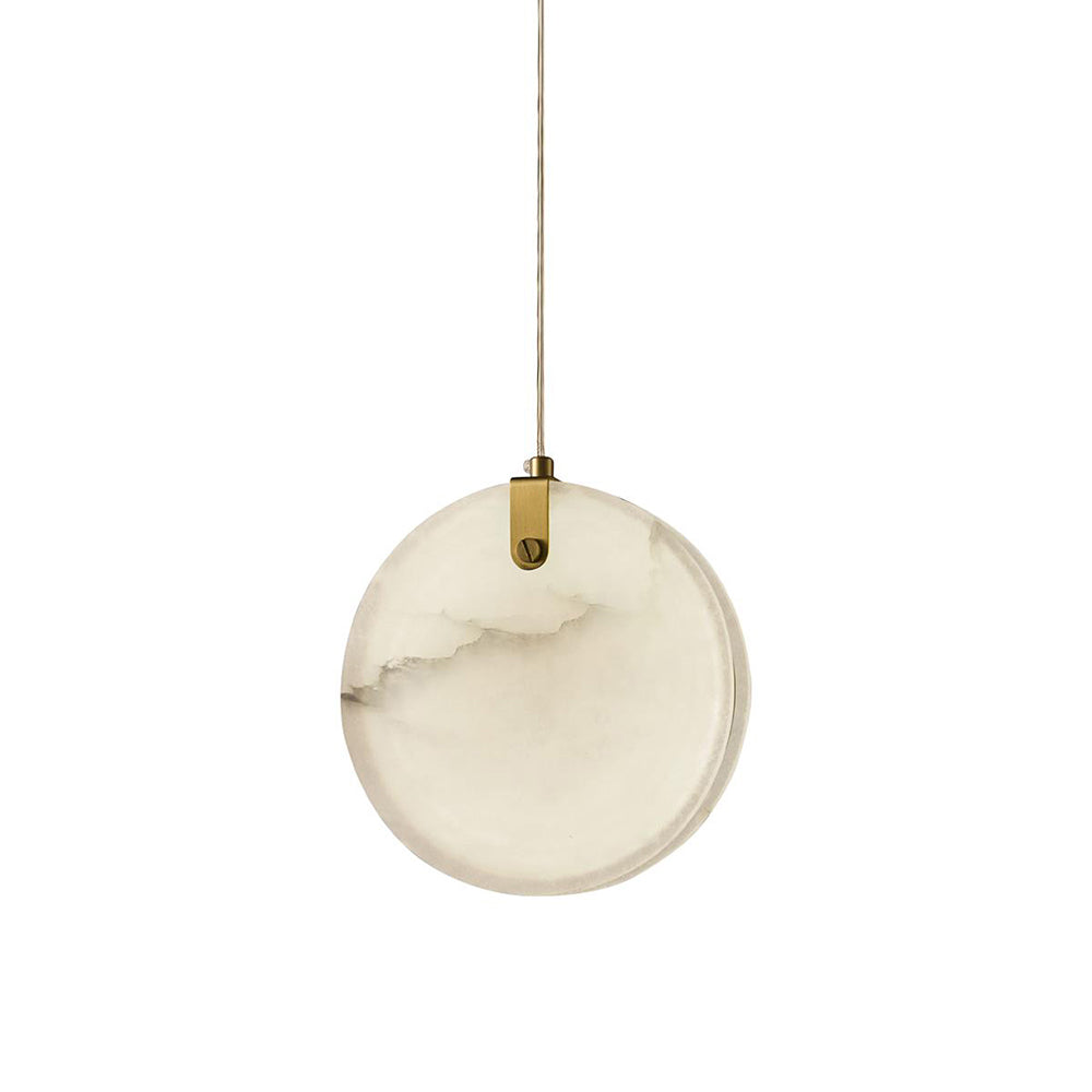 Freyza | Utalionis Brass Alabaster Brass Pendant Light – Kitchen Dining Room