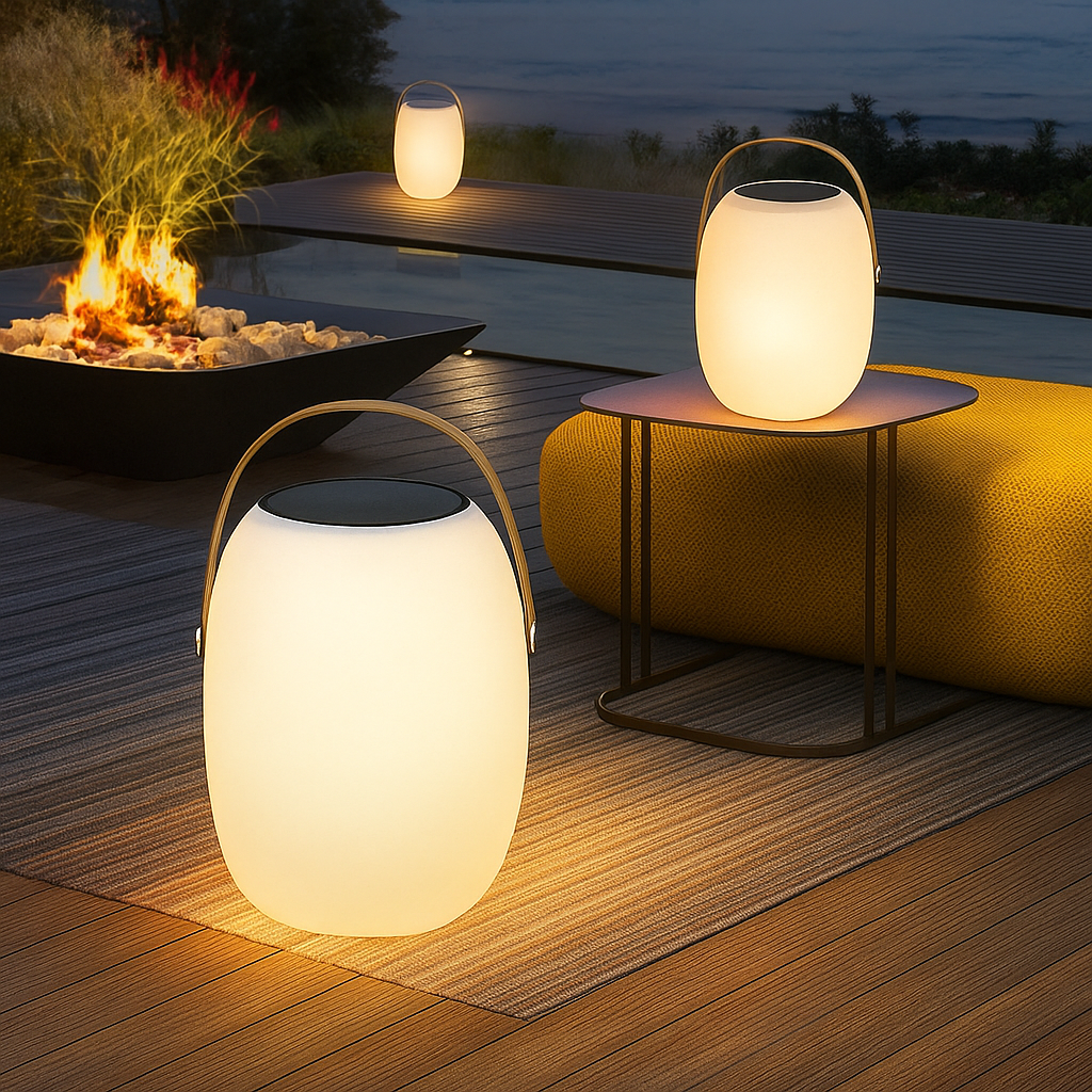Freyza - SolaraGlow | Elegant Portable Solar Garden Lights for Outdoor Spaces