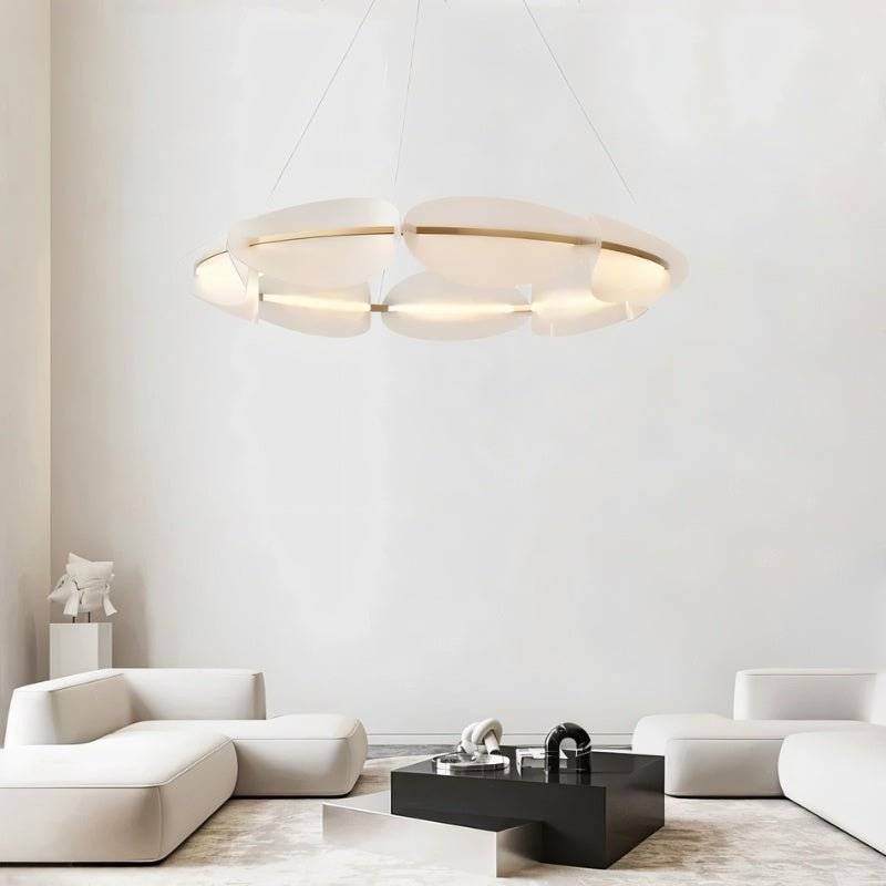 Freyza - Elegant Modern Metal and Acrylic Chandelier Light