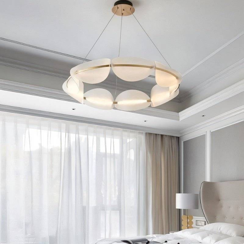 Freyza - Elegant Modern Metal and Acrylic Chandelier Light