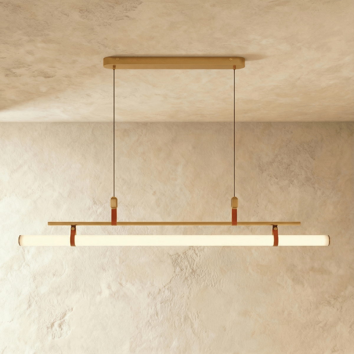 Freyza - Solin | Modern Black LED Tube Chandelier for Stylish Dining Rooms