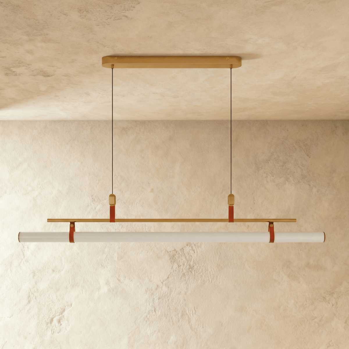Freyza - Solin | Modern Black LED Tube Chandelier for Stylish Dining Rooms