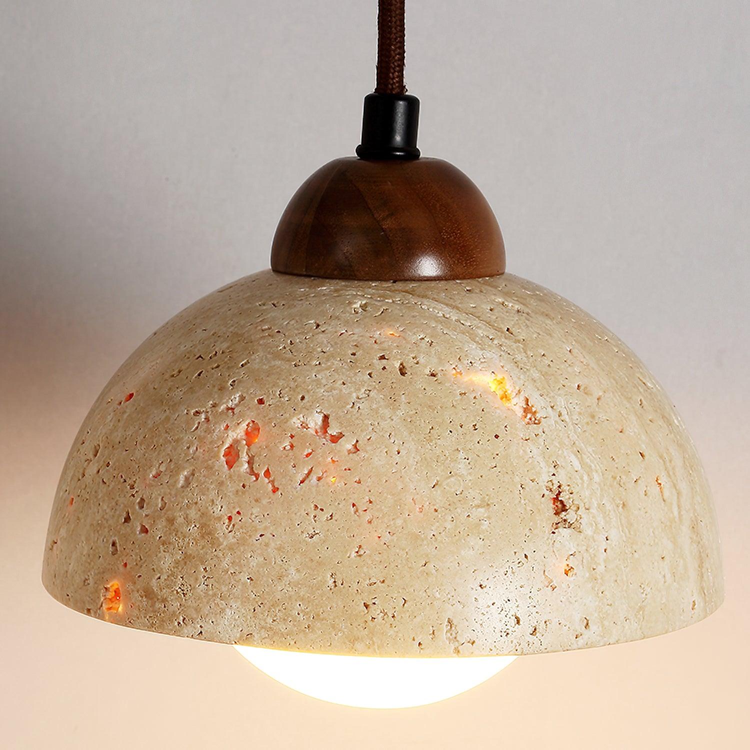 Freyza | Suspension en bois avec abat-jour en verre blanc – Lampe moderne pour cuisine et salle à manger