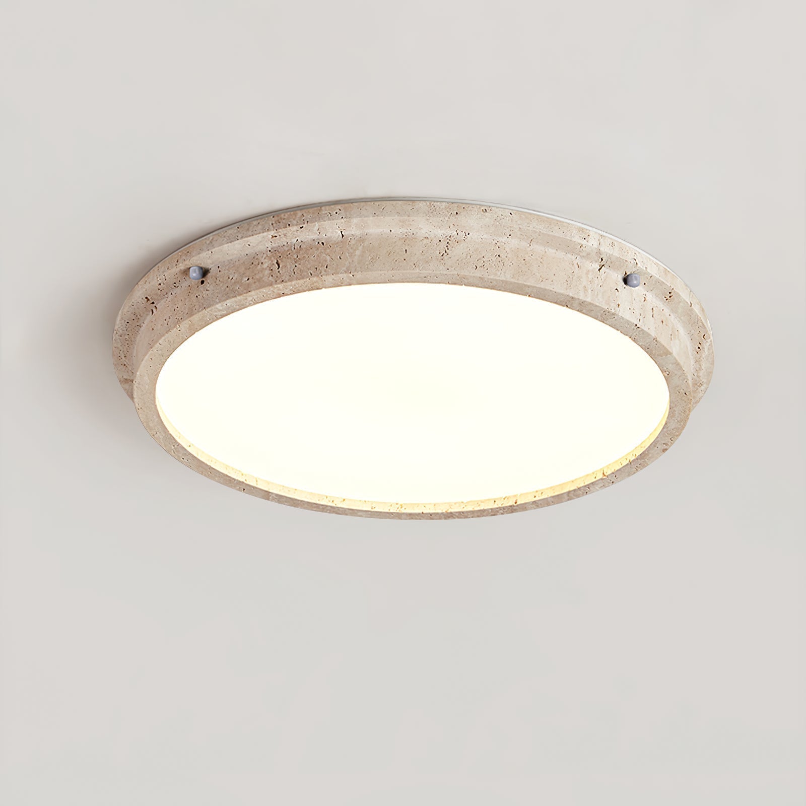 Freyza | Plafonnier en travertin Altheion – Chambre et salon