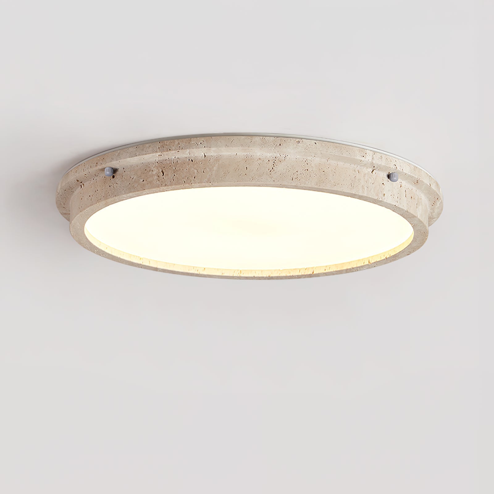 Freyza | Plafonnier en travertin Altheion – Chambre et salon