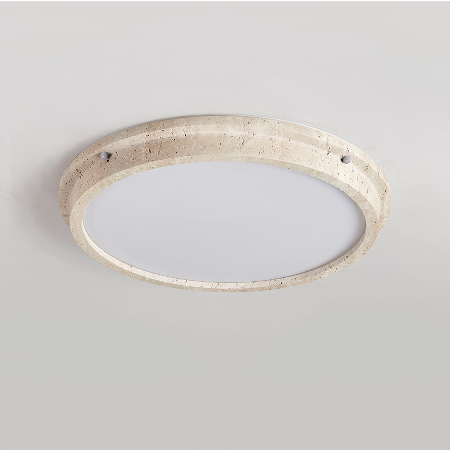 Freyza | Plafonnier en travertin Altheion – Chambre et salon