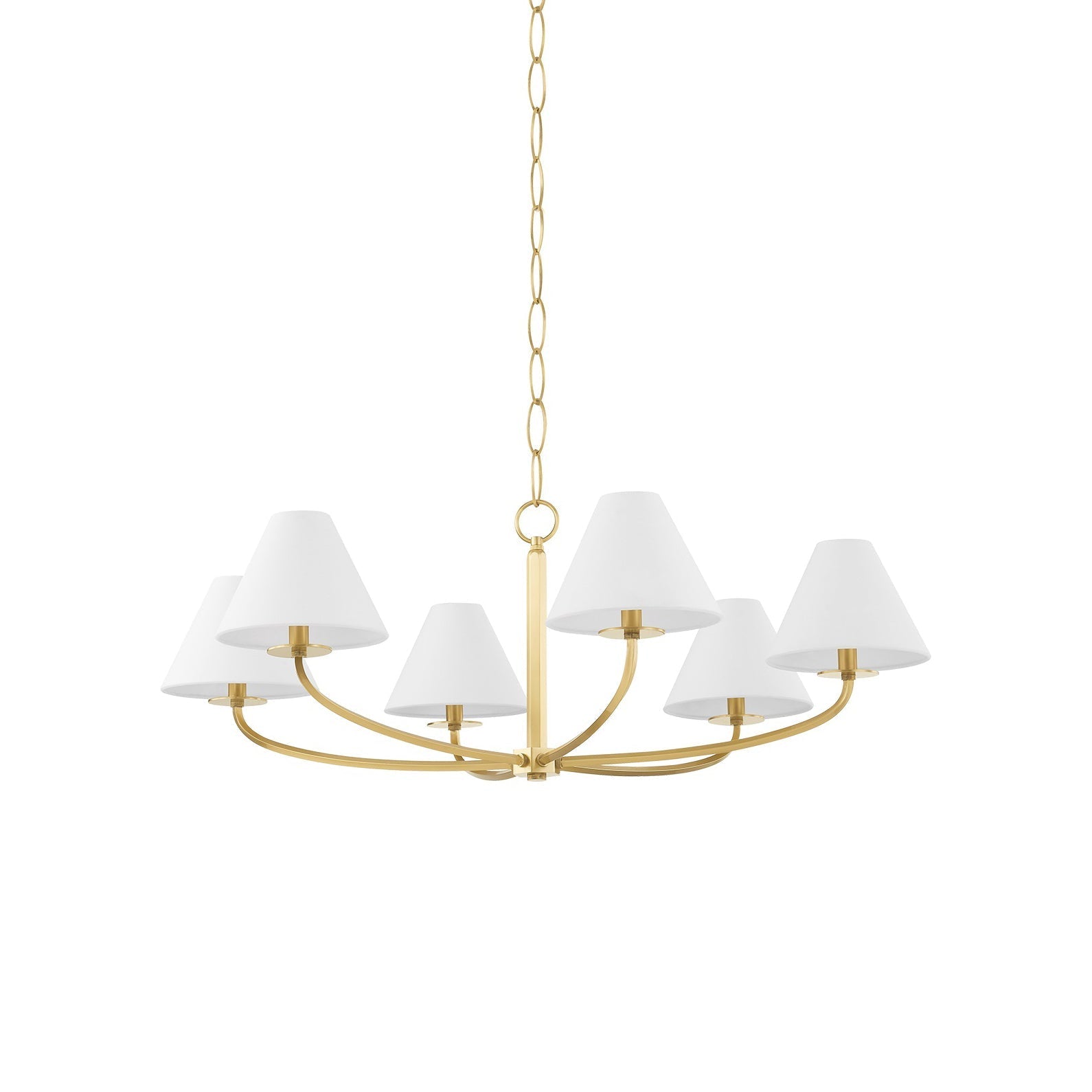 Freyza | Klassischer Vintage-Stoff-Kronleuchter Fleur – Vintage-Esszimmer-Wohnzimmer