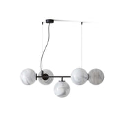 Freyza | Ilmaros Nordic Art Glass Chandelier – Nordic Dining Room Living Room