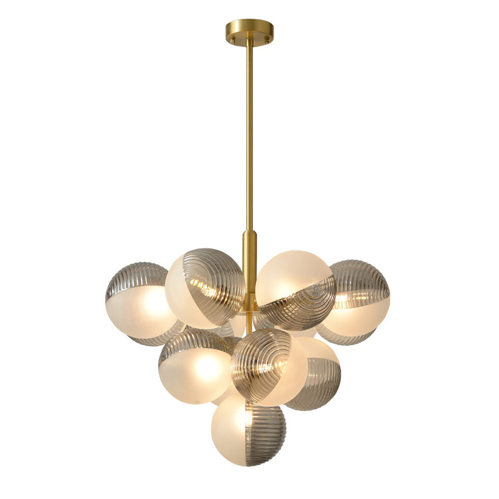 Freyza | Alvunix Statement Glass Glass Chandelier – Dining Room Living Room