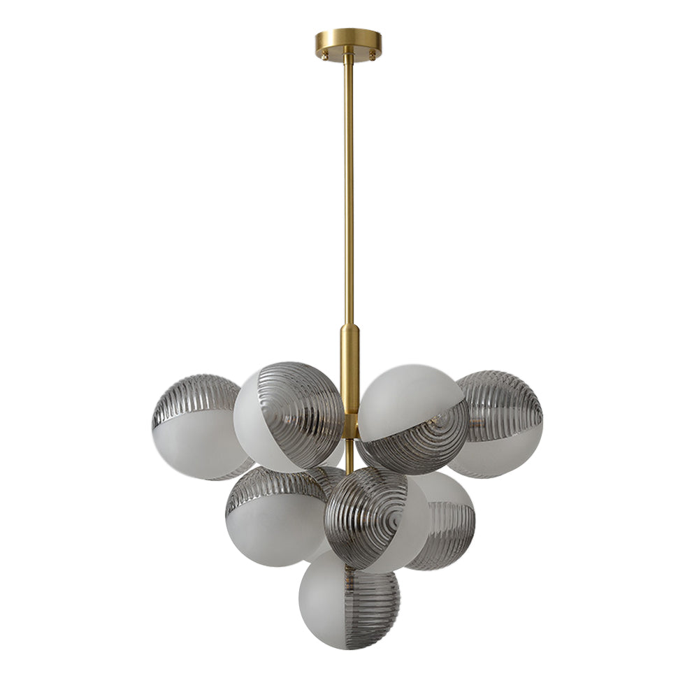 Freyza | Alvunix Statement Glass Glass Chandelier – Dining Room Living Room