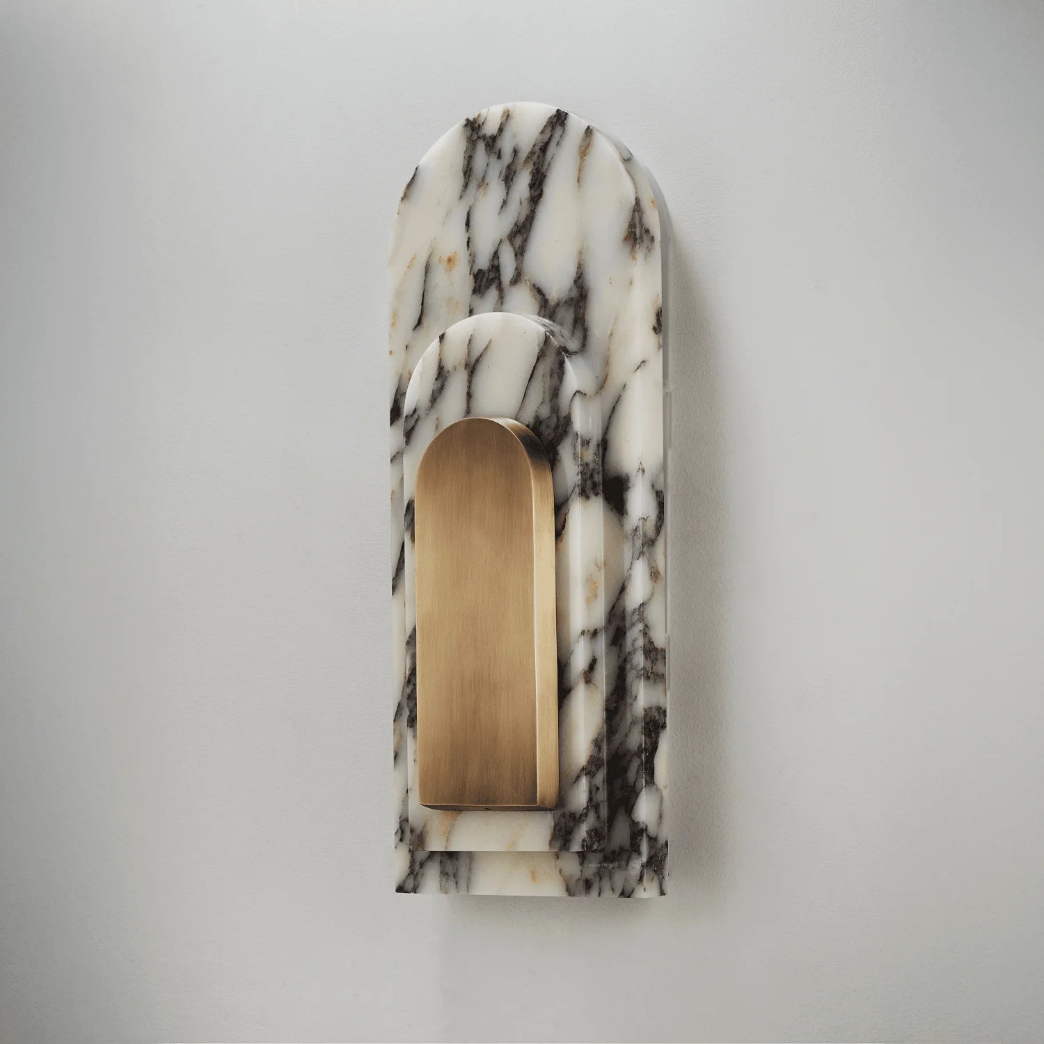 Freyza | Utheisra Island Brass Brass Marble Wall Light – Bedroom Hallway