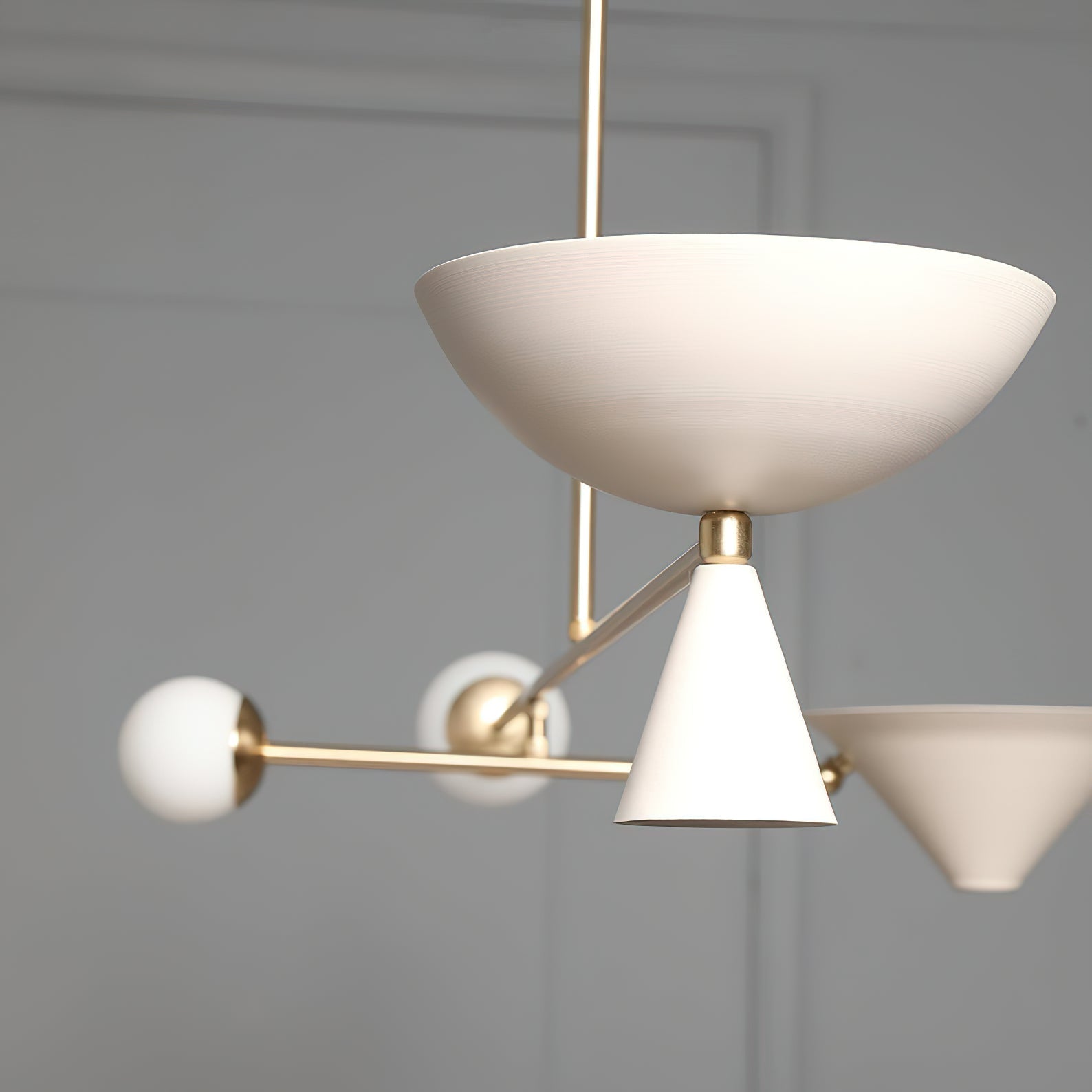 Freyza | Kronleuchter aus Comareth-Glas – Esszimmer, Wohnzimmer