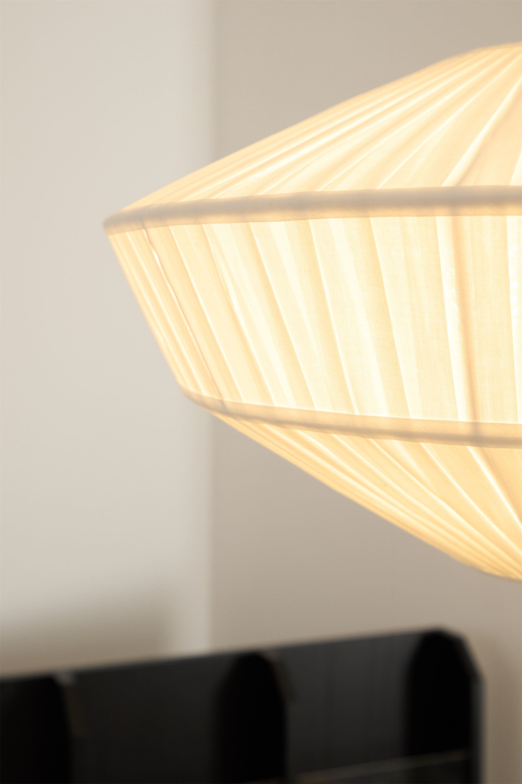 Freyza | Casoreth Pleated Fabric Fabric Ceiling Light – Bedroom Living Room