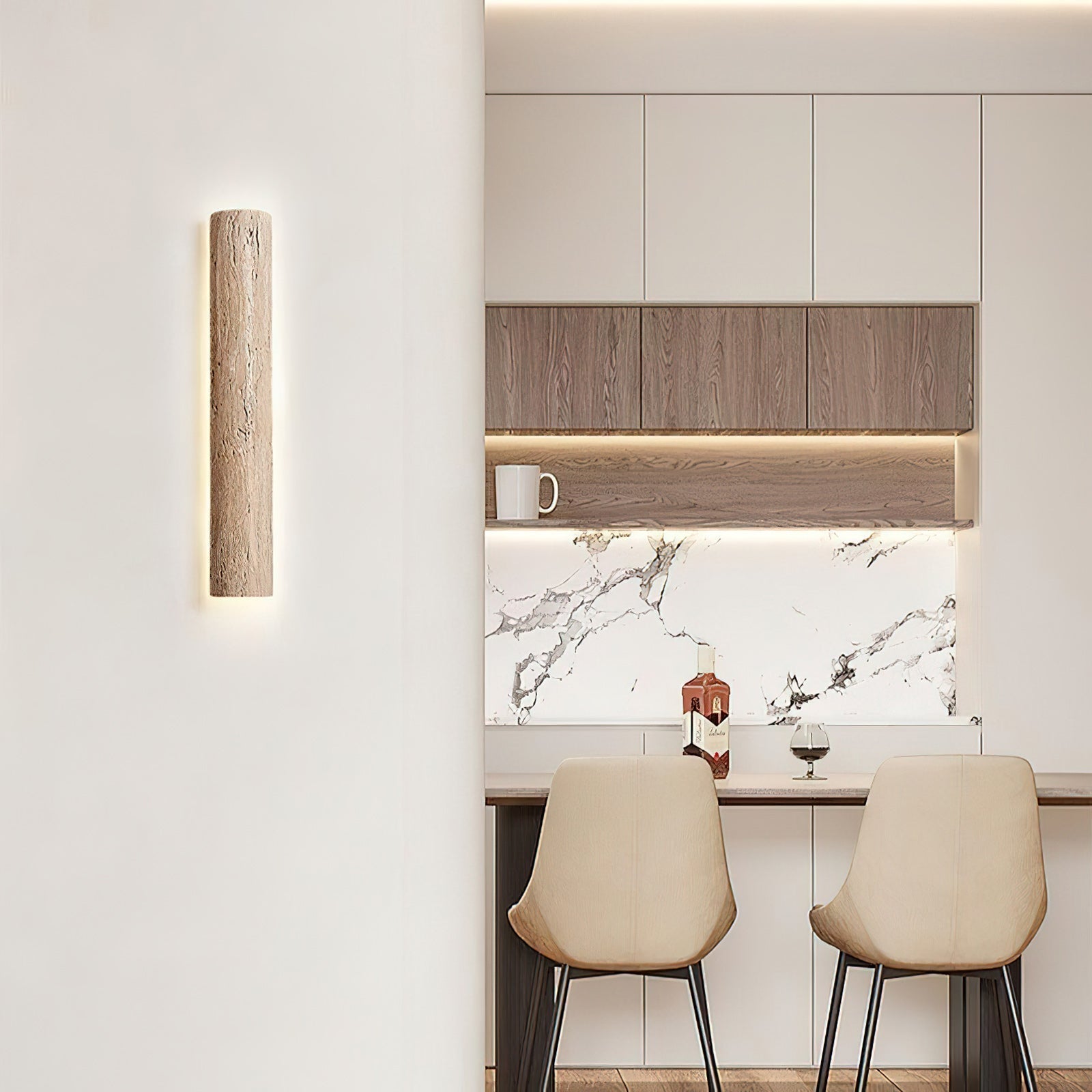 Freyza | Zemara Travertine Wall Wall Light – Bedroom Hallway