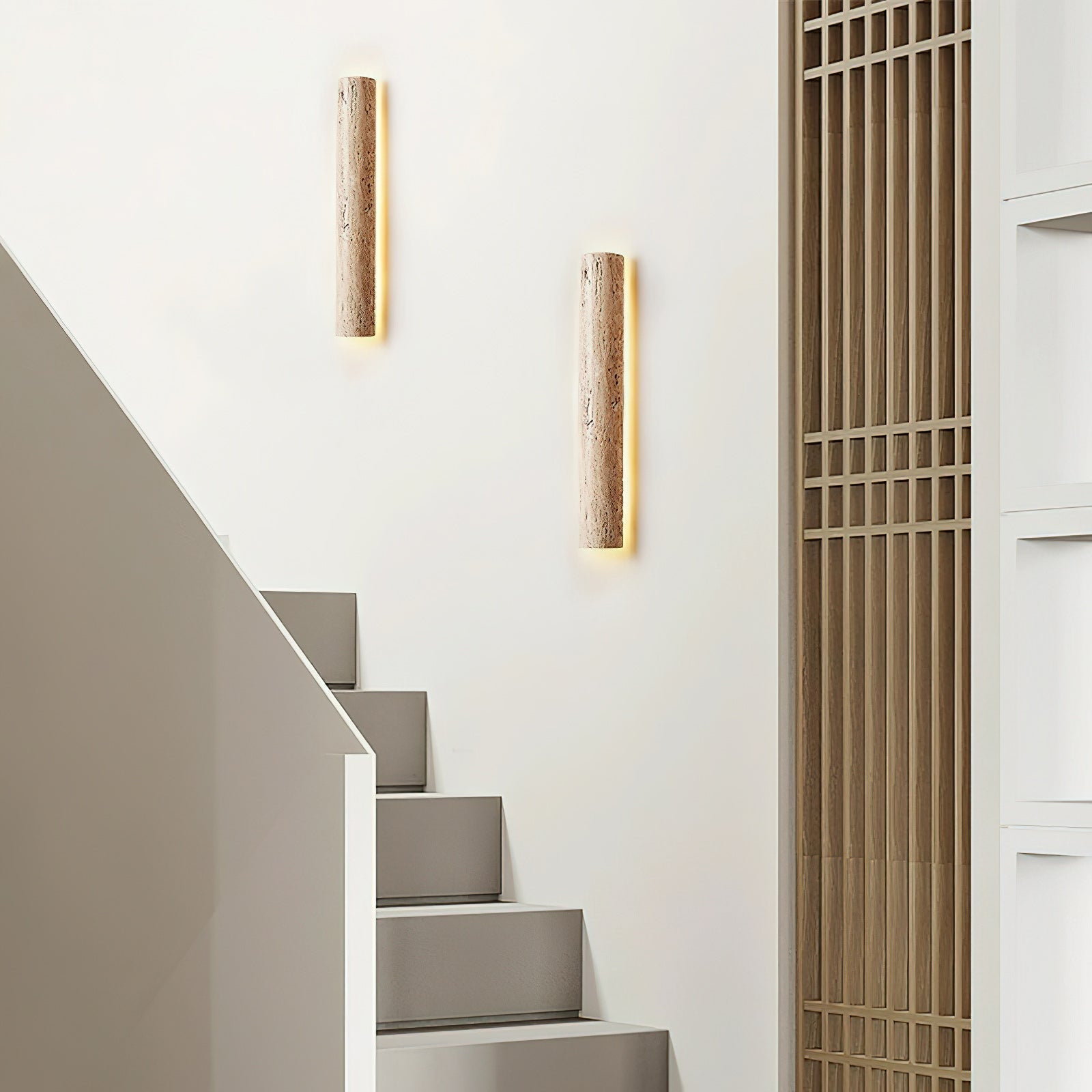 Freyza | Zemara Travertine Wall Wall Light – Bedroom Hallway
