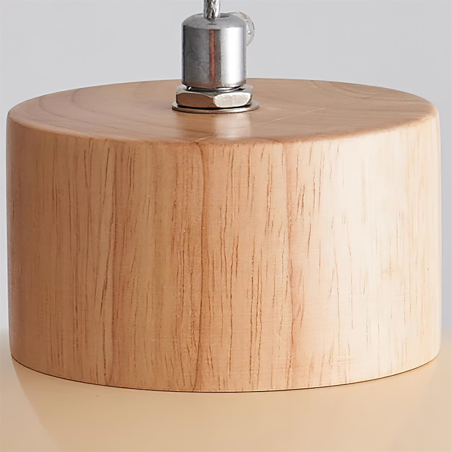 Freyza | Suspension en métal et bois – Luminaire suspendu minimaliste pour cuisine et salle à manger