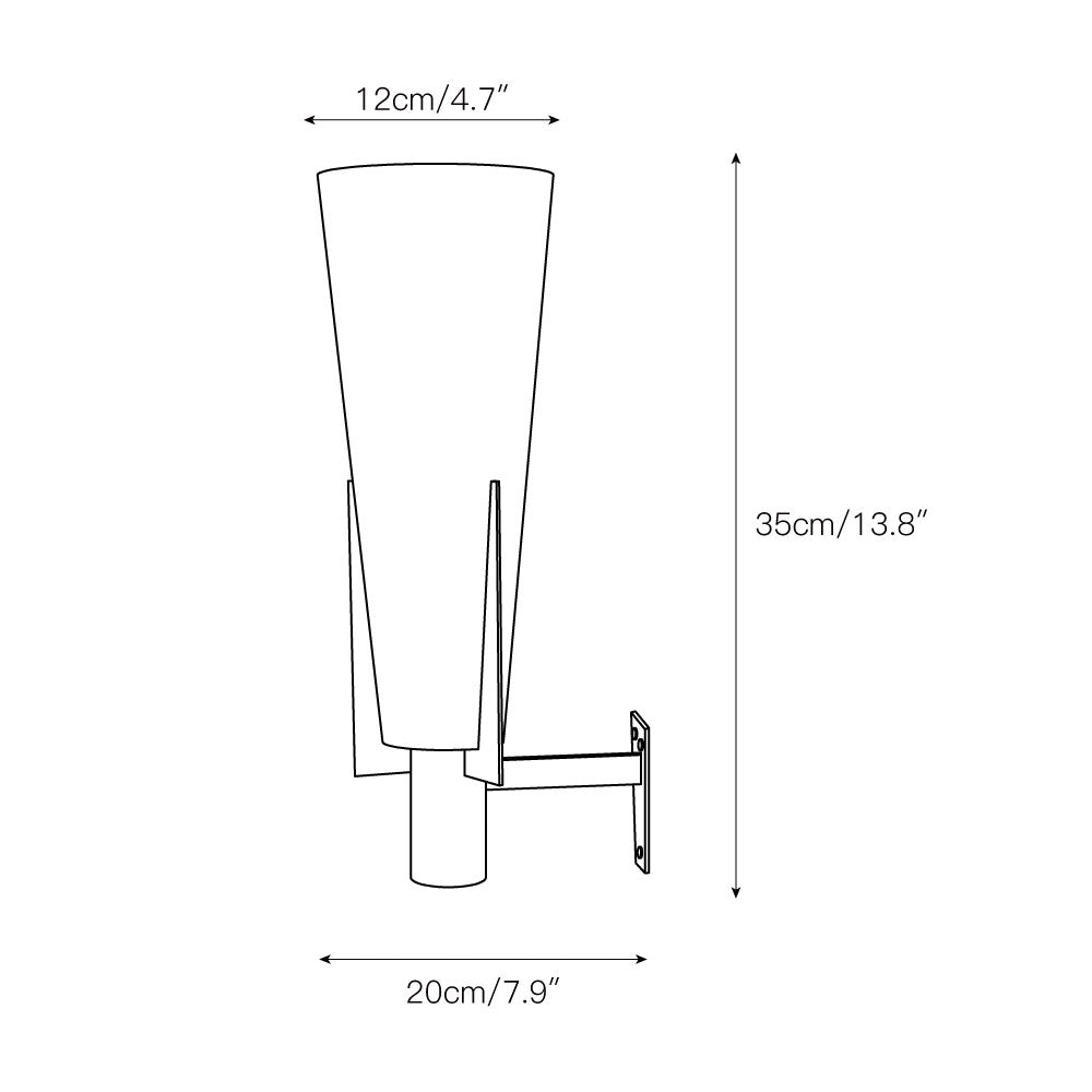 Freyza | Vatalel Modern Nordic Glass Wall Light – Modern Bedroom Hallway