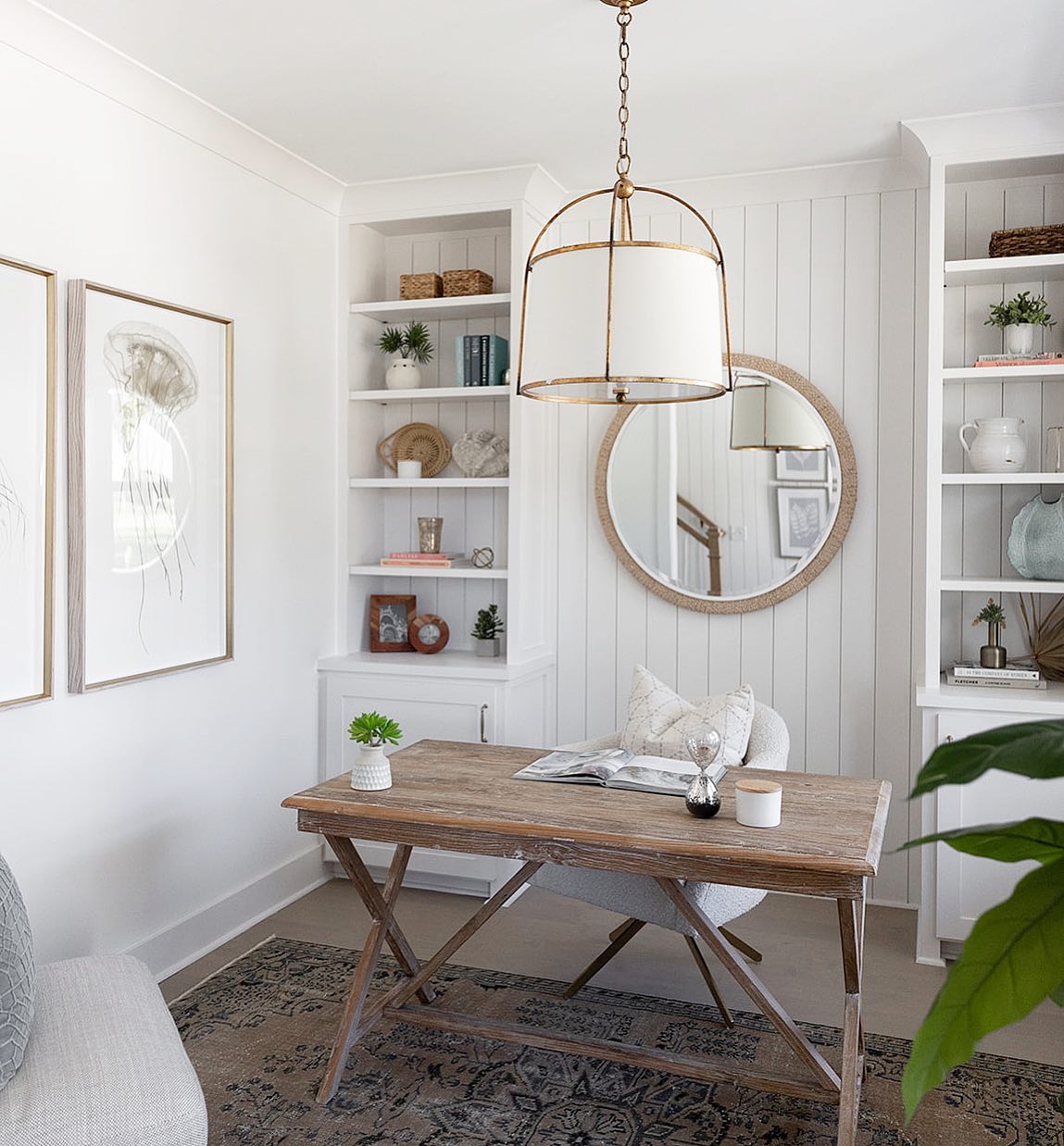 Freyza | Flare Vintage Industrial Fabric Pendant Light – Industrial Kitchen Dining Room