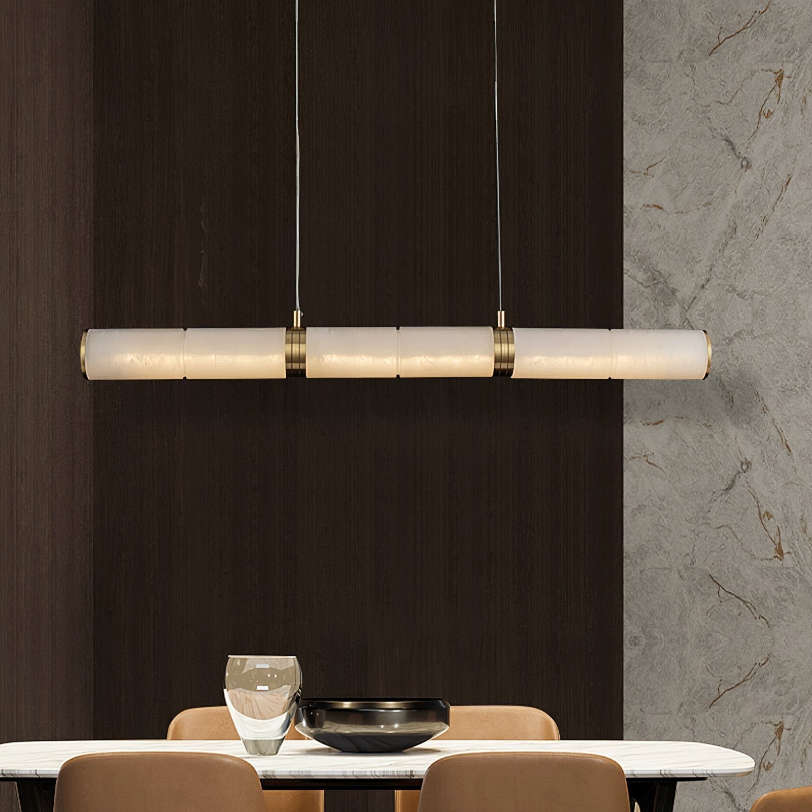 Freyza | Alabaster-Pendelleuchte – Küche, Esszimmer