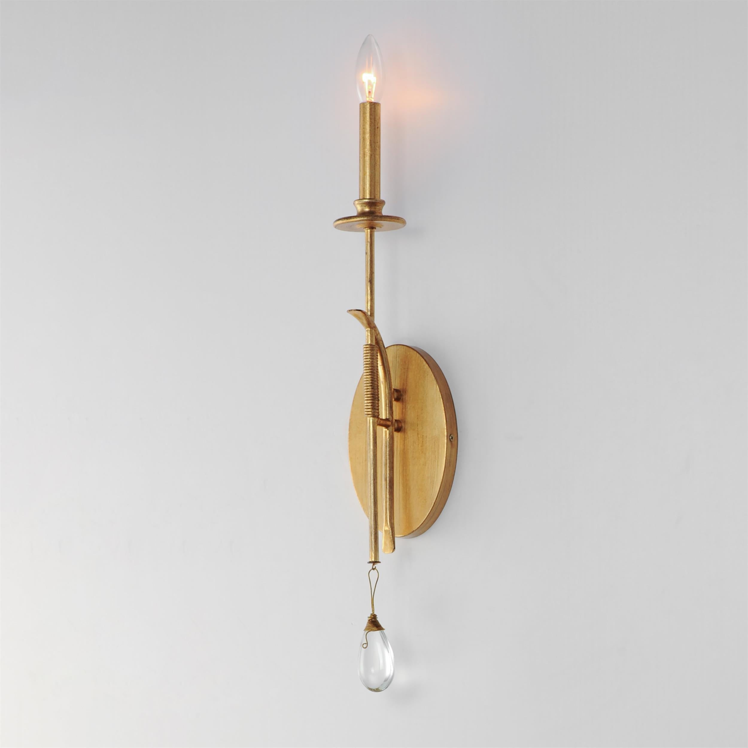 Freyza | Applique murale en cristal pour bougie Cotalan – chambre, couloir