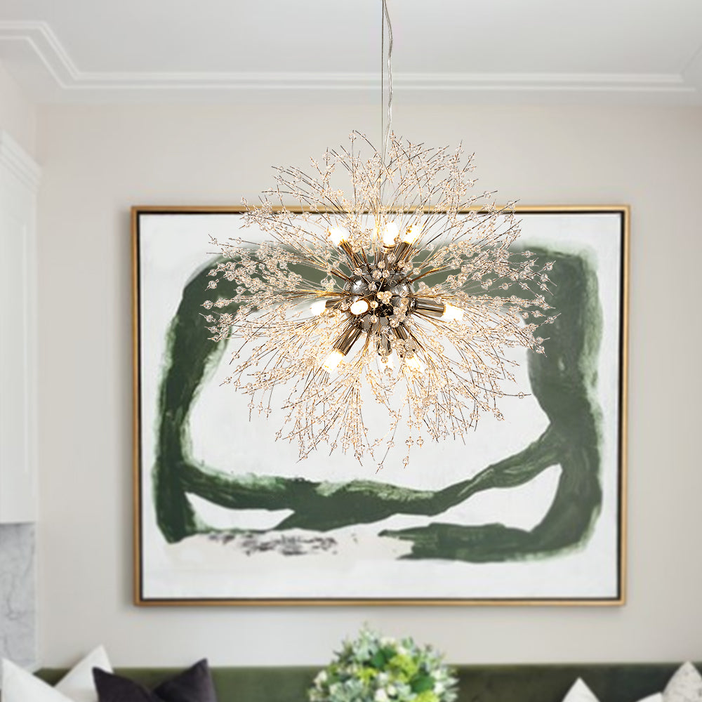Freyza | Alvsang Dandelion Crystal Crystal Chandelier – Dining Room Living Room