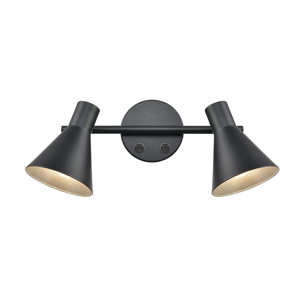 Stylish Wall Light | Double Spotlight with Adjustable Heads | Modern Design for Enhanced Illumination 0