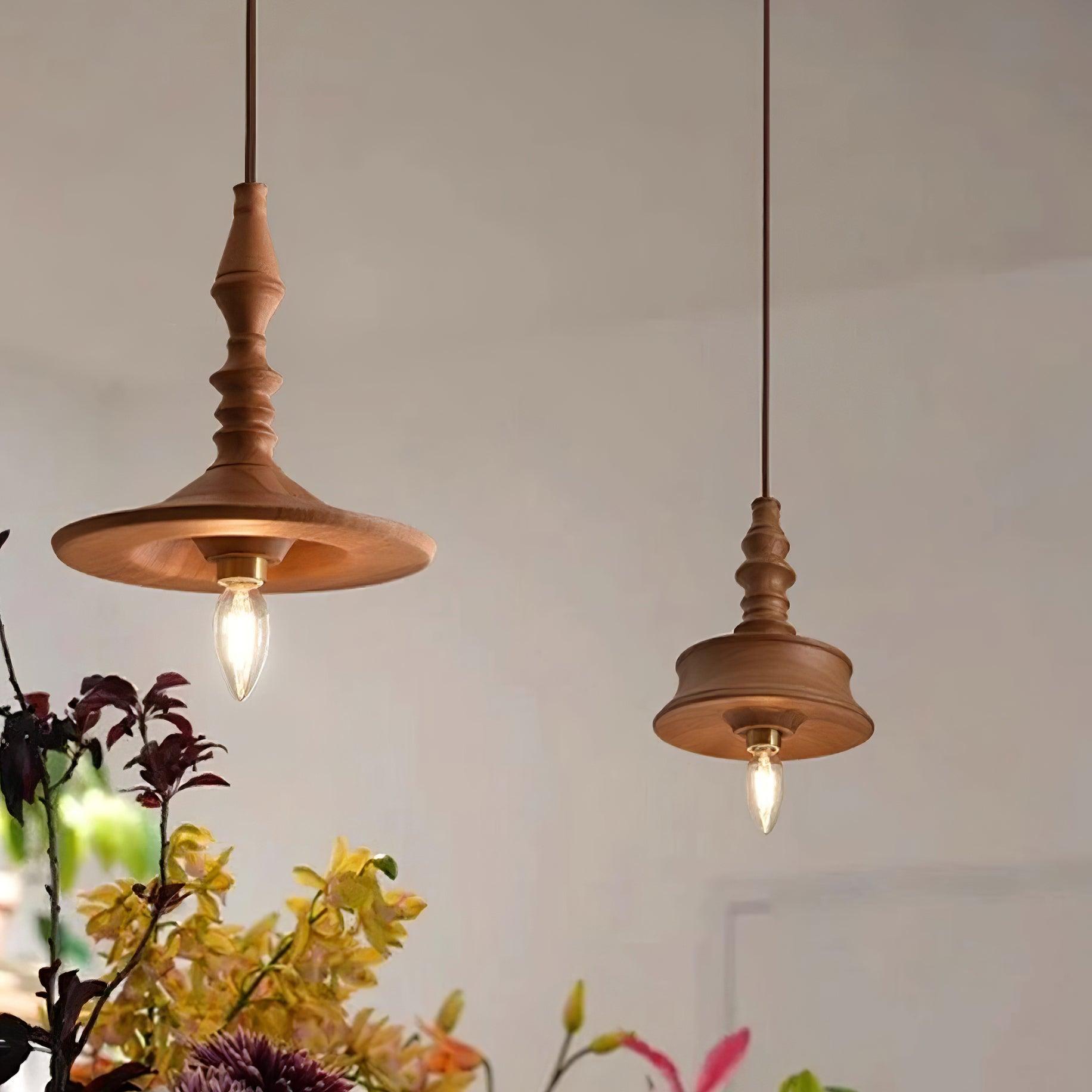 Freyza | Iraeiel Vintage Minimalist Wood Pendant Light – Minimalist Kitchen Dining Room