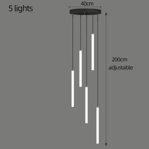 Freyza - SummitGlow | Elegant Contemporary LED Chandelier for Modern Spaces