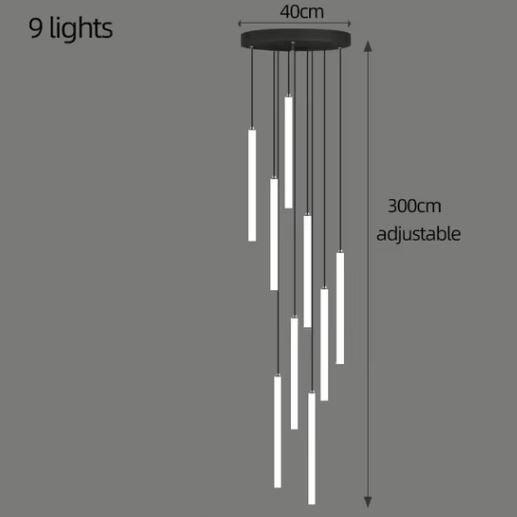 Freyza - SummitGlow | Elegant Contemporary LED Chandelier for Modern Spaces