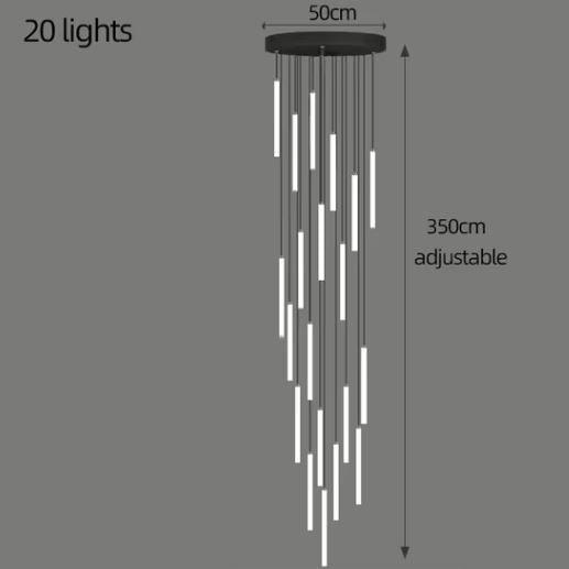 Freyza - SummitGlow | Elegant Contemporary LED Chandelier for Modern Spaces