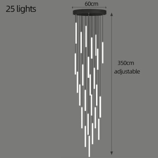 Freyza - SummitGlow | Elegant Contemporary LED Chandelier for Modern Spaces