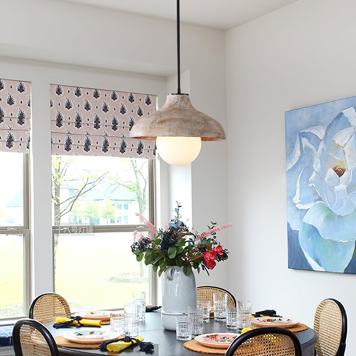 Freyza | Culirir Resin Glass Glass Resin Pendant Light – Kitchen Dining Room