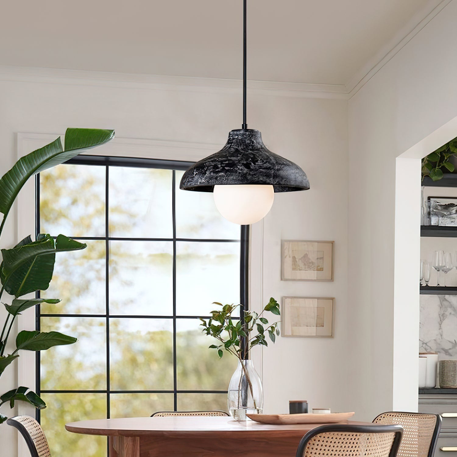 Freyza | Culirir Resin Glass Glass Resin Pendant Light – Kitchen Dining Room
