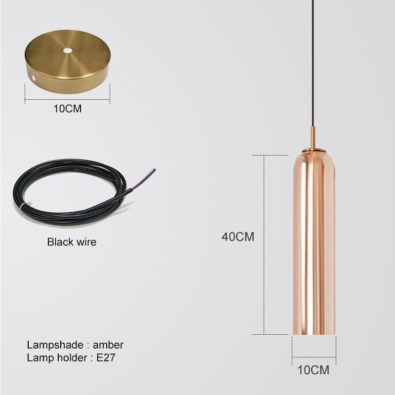 SwanLight | Elegant Smoked Glass Pendant Light for Modern Interiors 7
