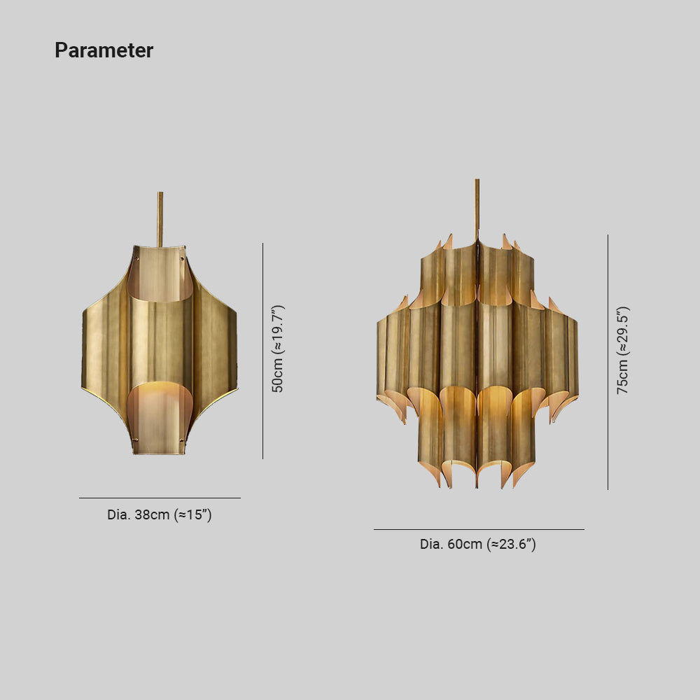 Freyza | Arisha Simple Retro Brass Pendant Light – Retro Kitchen Dining Room