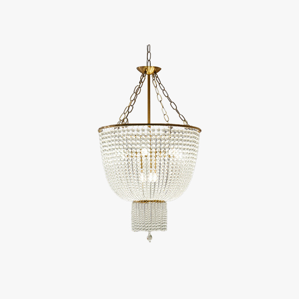 Freyza | Lustre moderne en cristal à LED Silva – Salle à manger et salon modernes
