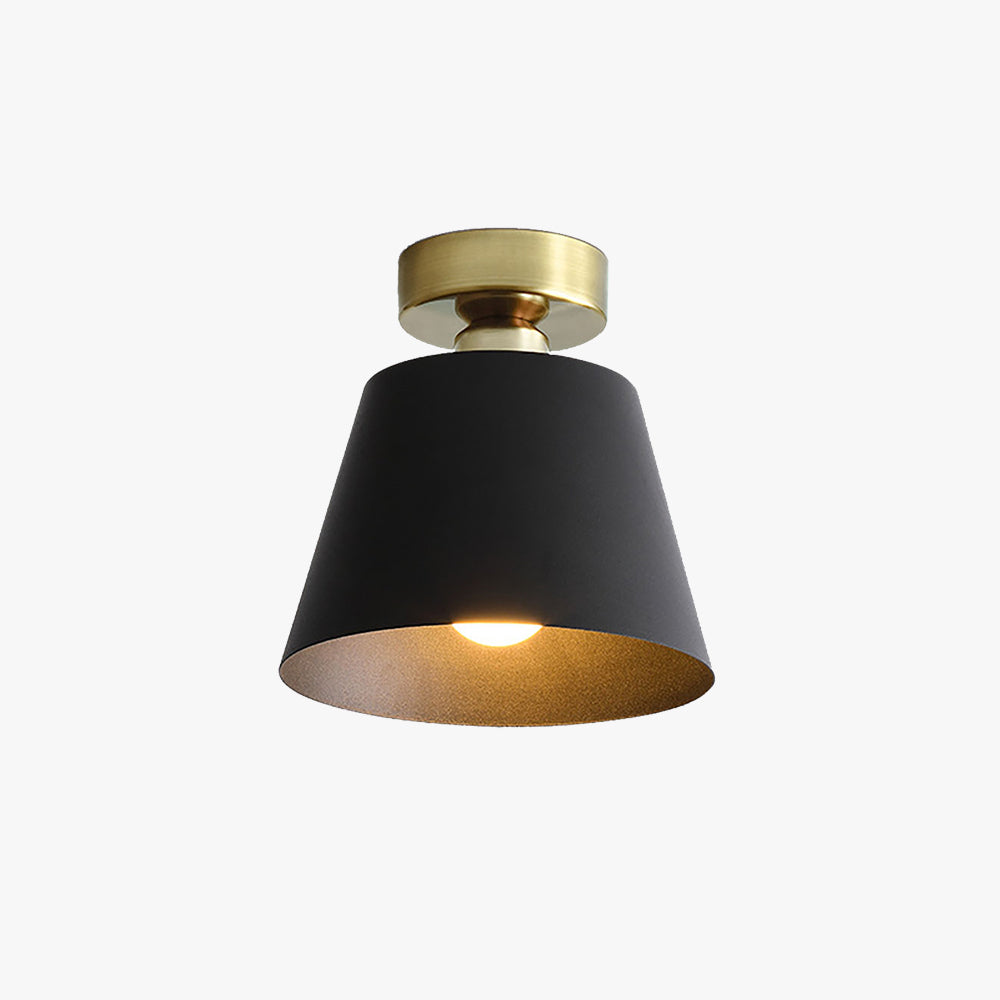 Freyza | Plafonnier encastré noir et blanc – chambre, couloir, cuisine