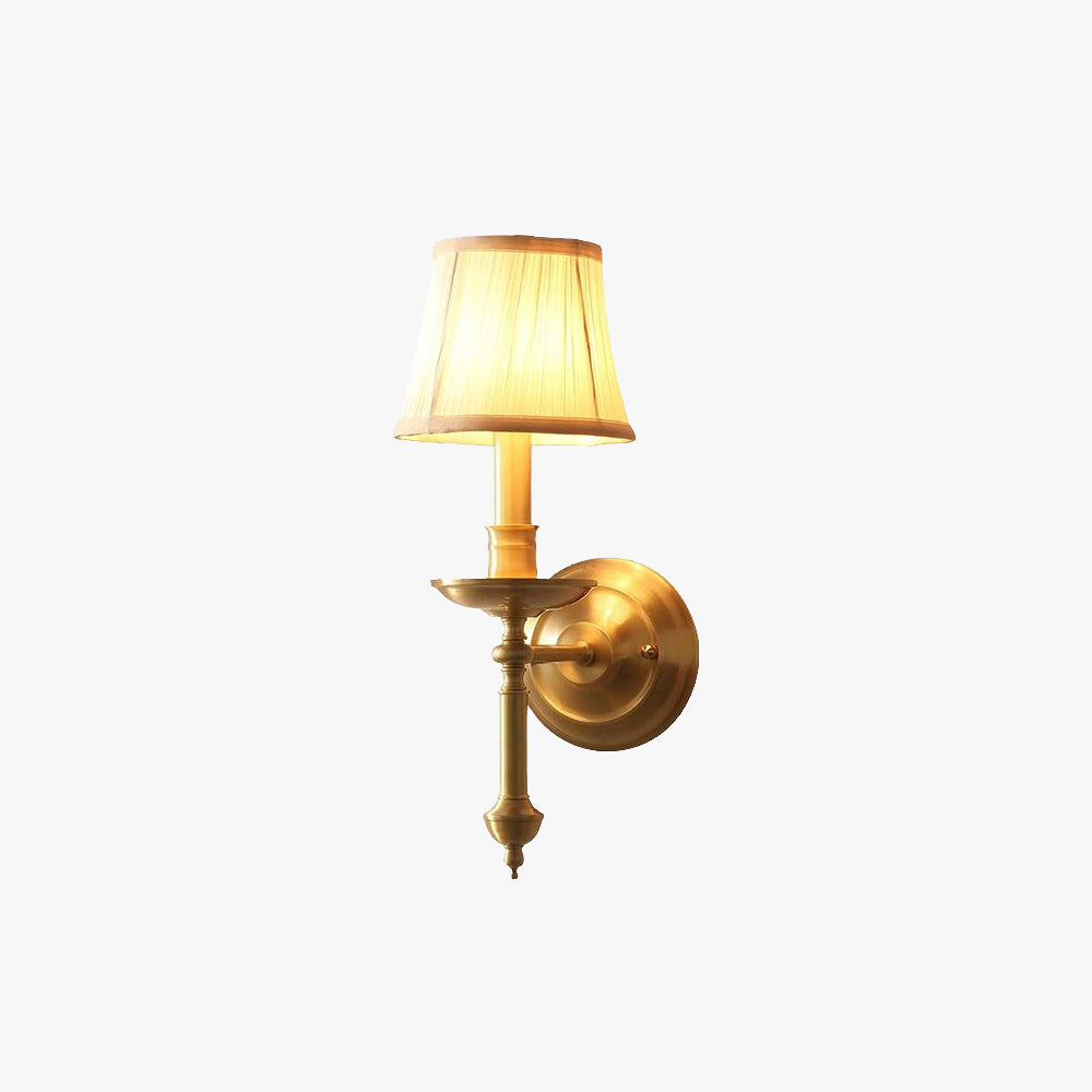 Freyza | Kristy Fabric Vanity Fabric Indoor Wall Light – Bedroom Living Room