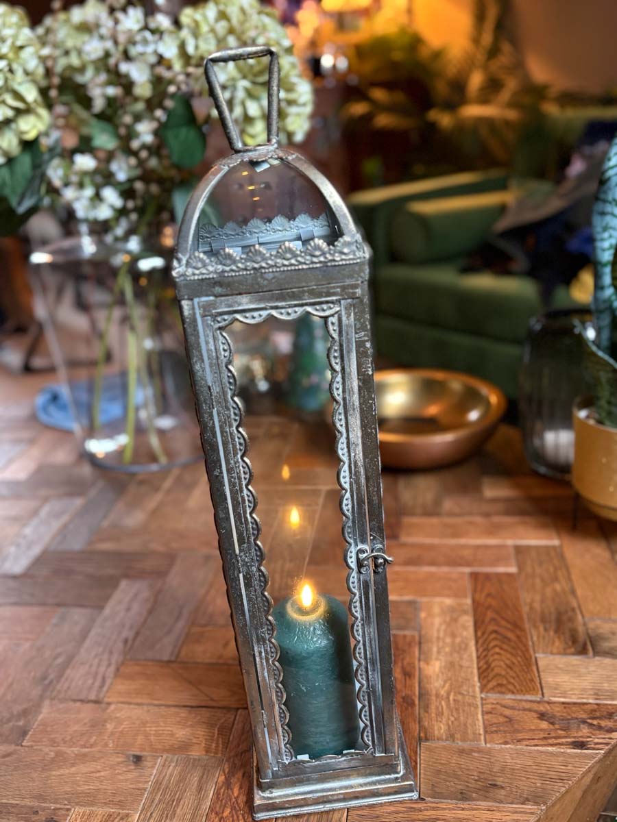 Freyza - Tall Square Lantern