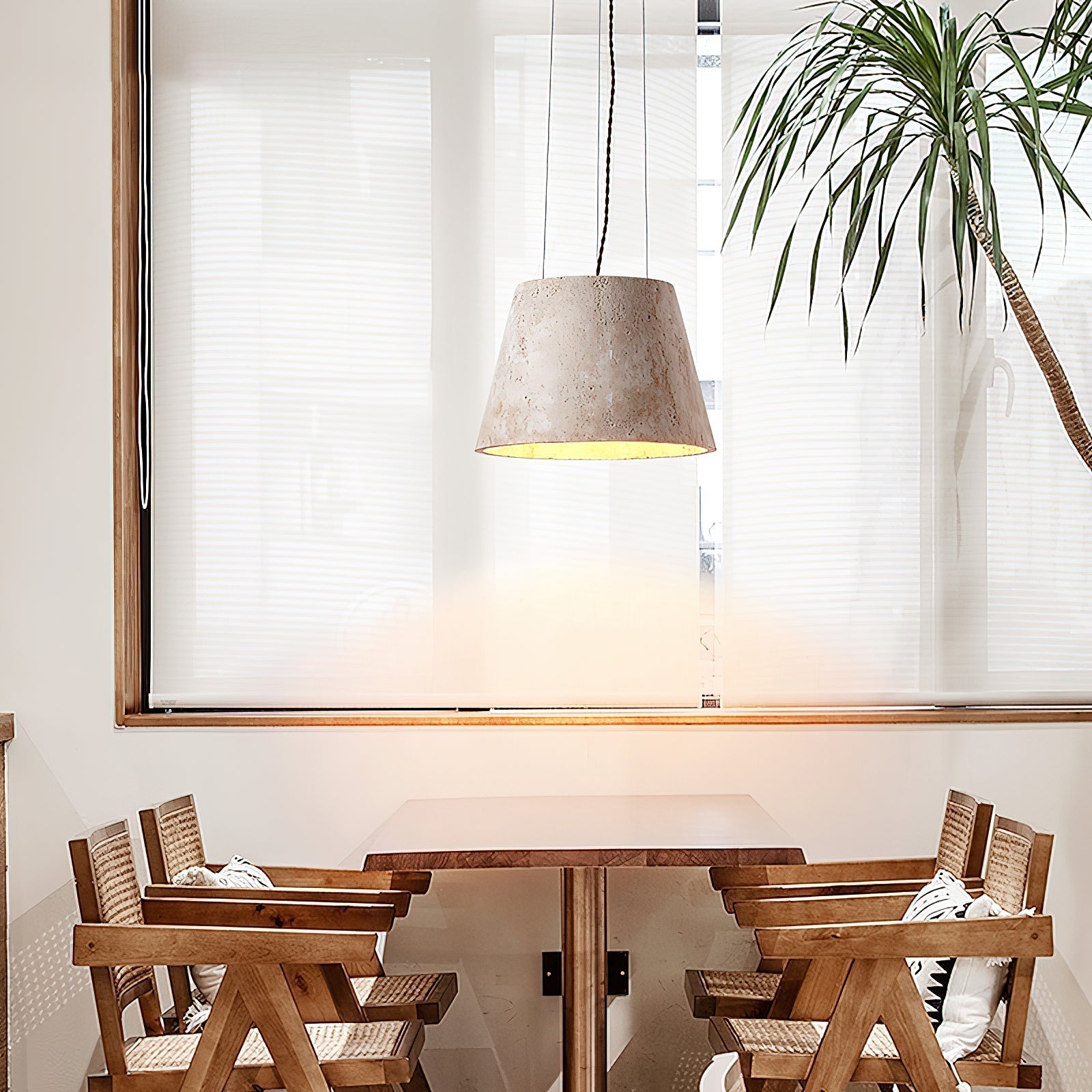 Freyza | Ovelir Travertine Pendant Pendant Light – Kitchen Dining Room