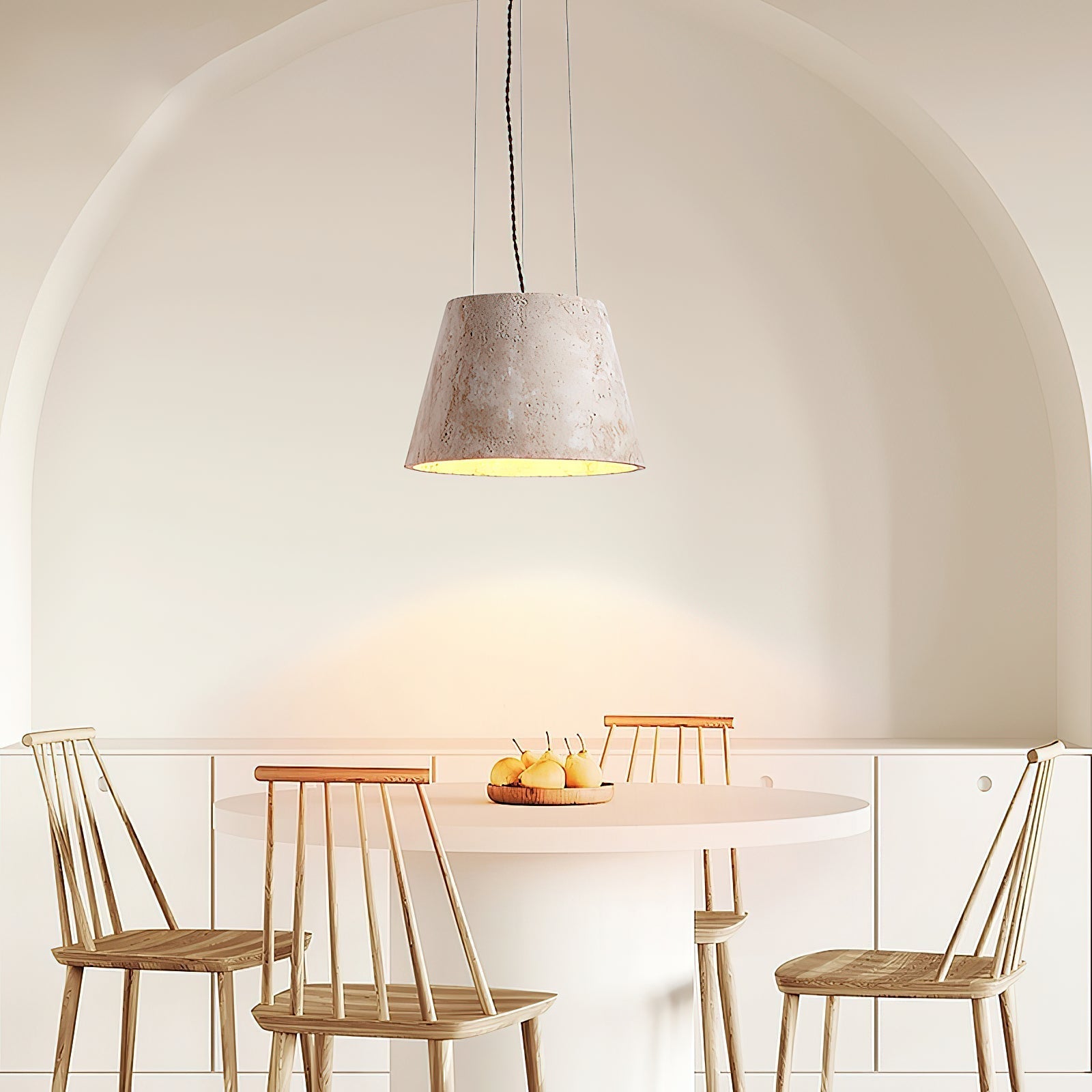 Freyza | Ovelir Travertine Pendant Pendant Light – Kitchen Dining Room