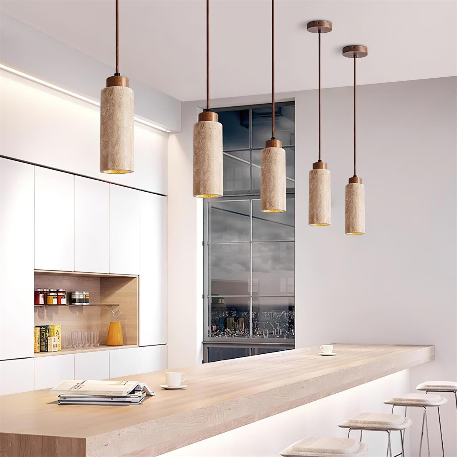 Suspension minimaliste Freyza | Fioden – Luminaire suspendu minimaliste pour cuisine et salle à manger