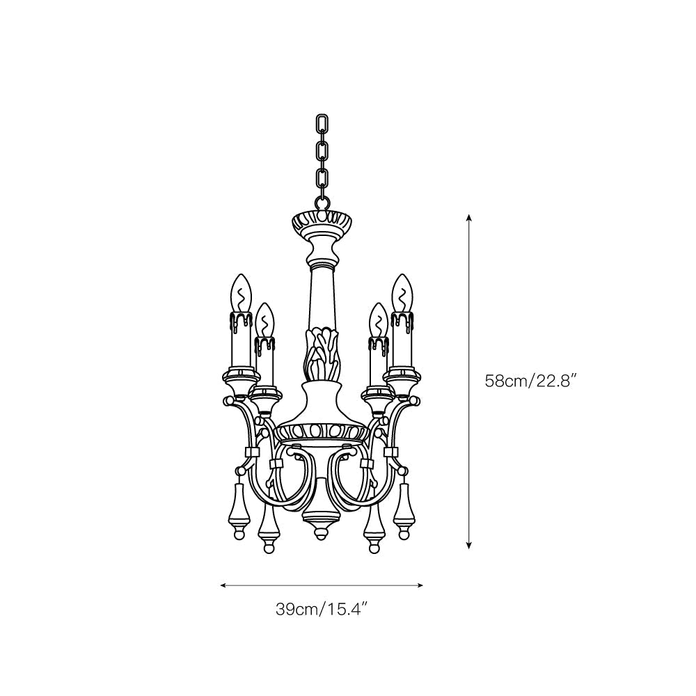 Freyza | Myphaor Vintage Industrial Wood Chandelier – Industrial Dining Room Living Room